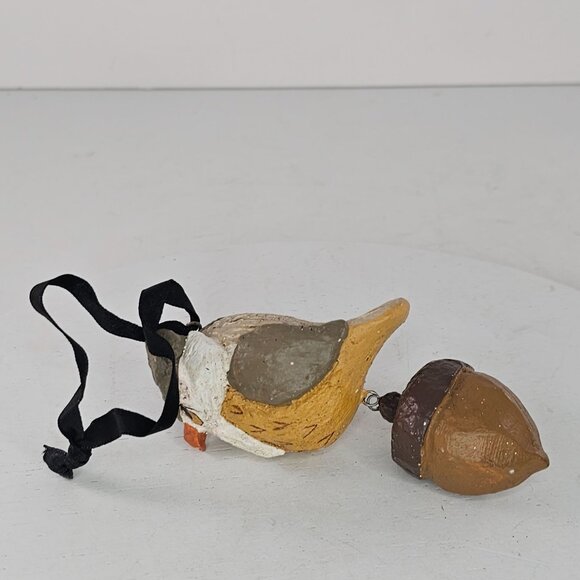 House of Hatten Owl with Acorn Christmas Ornament 1993 Vintage Decor - Picture 7 of 7